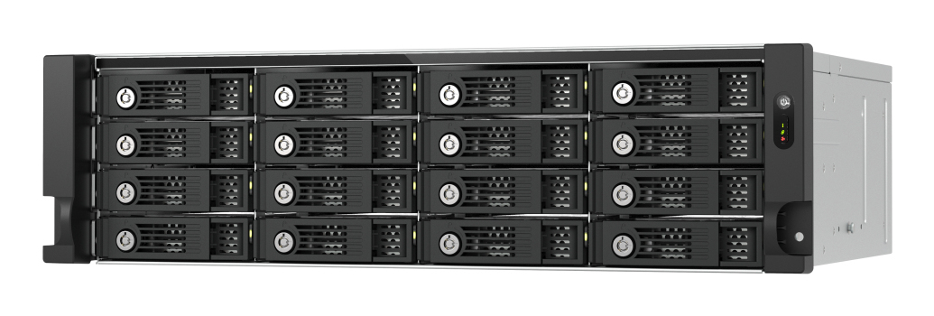 QNAP TL-R1600PES-RP - Festplatten-Array - 16 Schächte (SATA-600) - SAS 12Gb/s (extern) - Rack - einbaufähig - 3U (TL-R1600PES-RP)