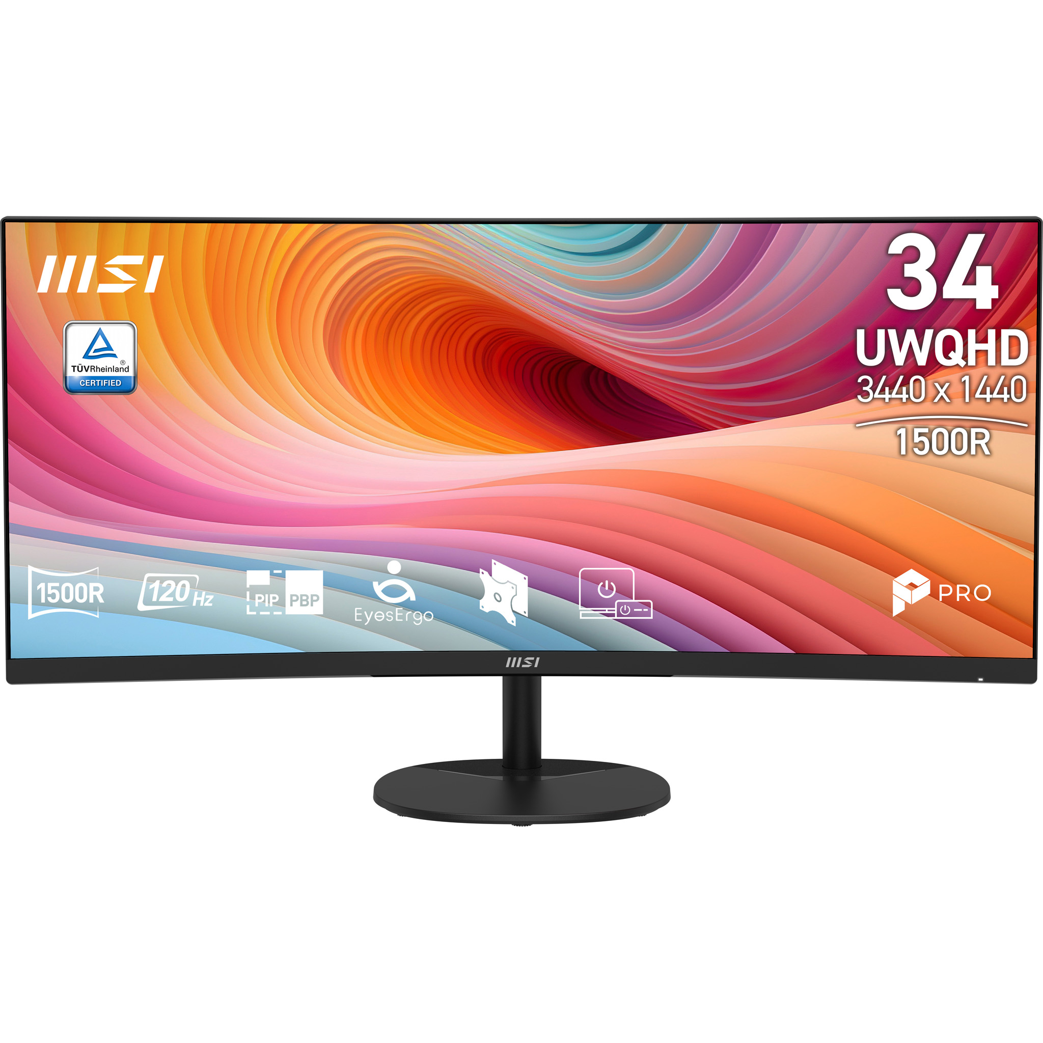 PRO MP341CQDE E12 86 cm (34") Monitor schwarz