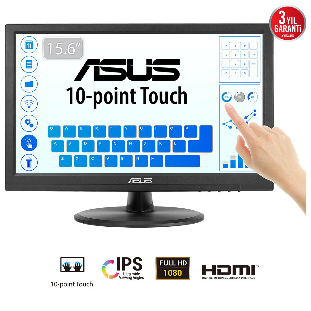 ASUS VT169HE Touch Monitor 16" 39,6 cm