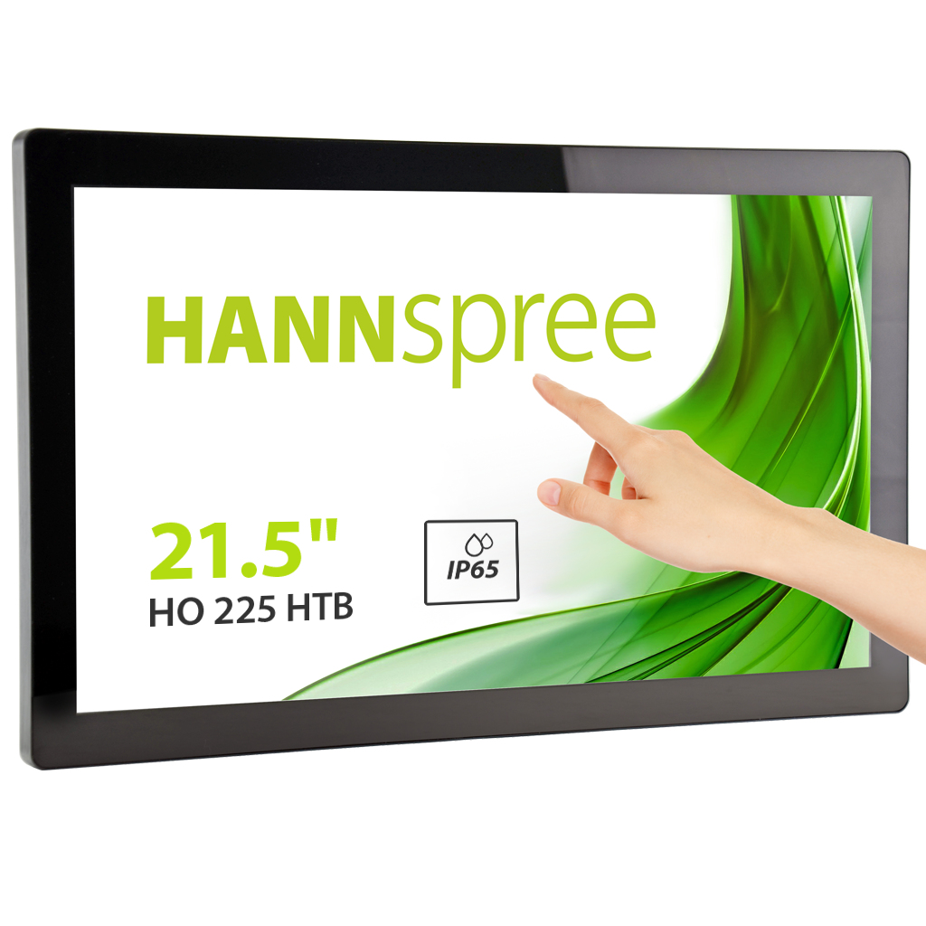 Hannspree HO225HTB - HO Series - LED-Monitor - 54.6 cm (21.5) - offener Rahmen - Touchscreen - 1920 x 1080 Full HD (1080p) - 250 cd/m² - 3000:1 - 18 ms - DVI, VGA - Lautsprecher [Energieklasse F]