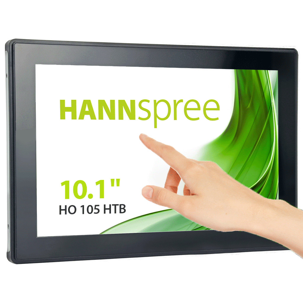 Hannspree HO105 HTB - HO Series - LED-Monitor - 25.65 cm (10.1) - offener Rahmen - Touchscreen - 1280 x 800 @ 60 Hz - IPS - 350 cd/m² - 800:1 - 25 ms - HDMI, VGA