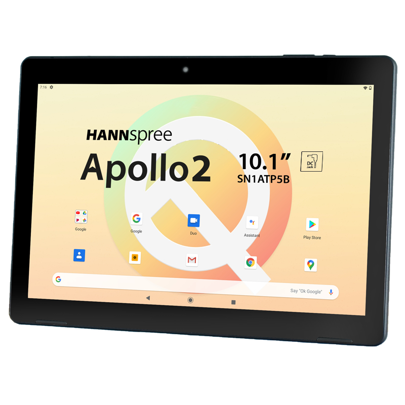 HANNspree Pad Apollo 2 - Tablet - Android 10 - 32 GB eMMC - 25.7 cm (10.1) IPS (1280 x 800) - USB-Host - microSD-Steckplatz