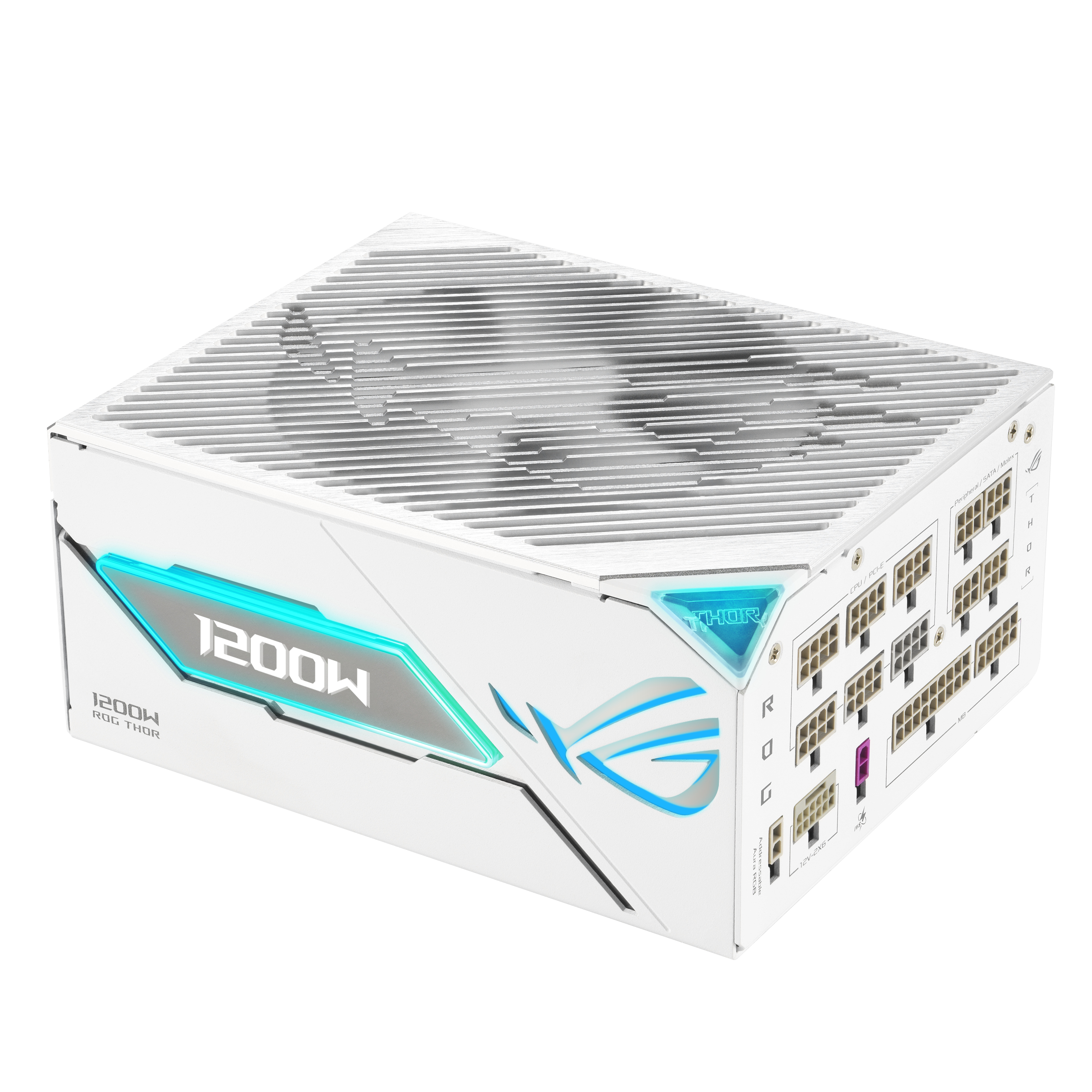 ASUS ROG Thor 1200W Platinum III White Gaming-Netzteil (1200W, 80 PLUS Platinum, OLED) (90YE00V5-B0NA00)