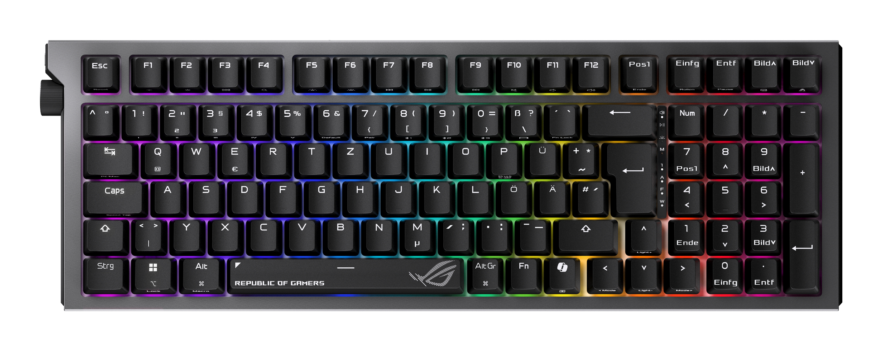 ASUS TASTATUR ROG STRIX MORPH 96 WL DE (90MP04IF-BKDA03)