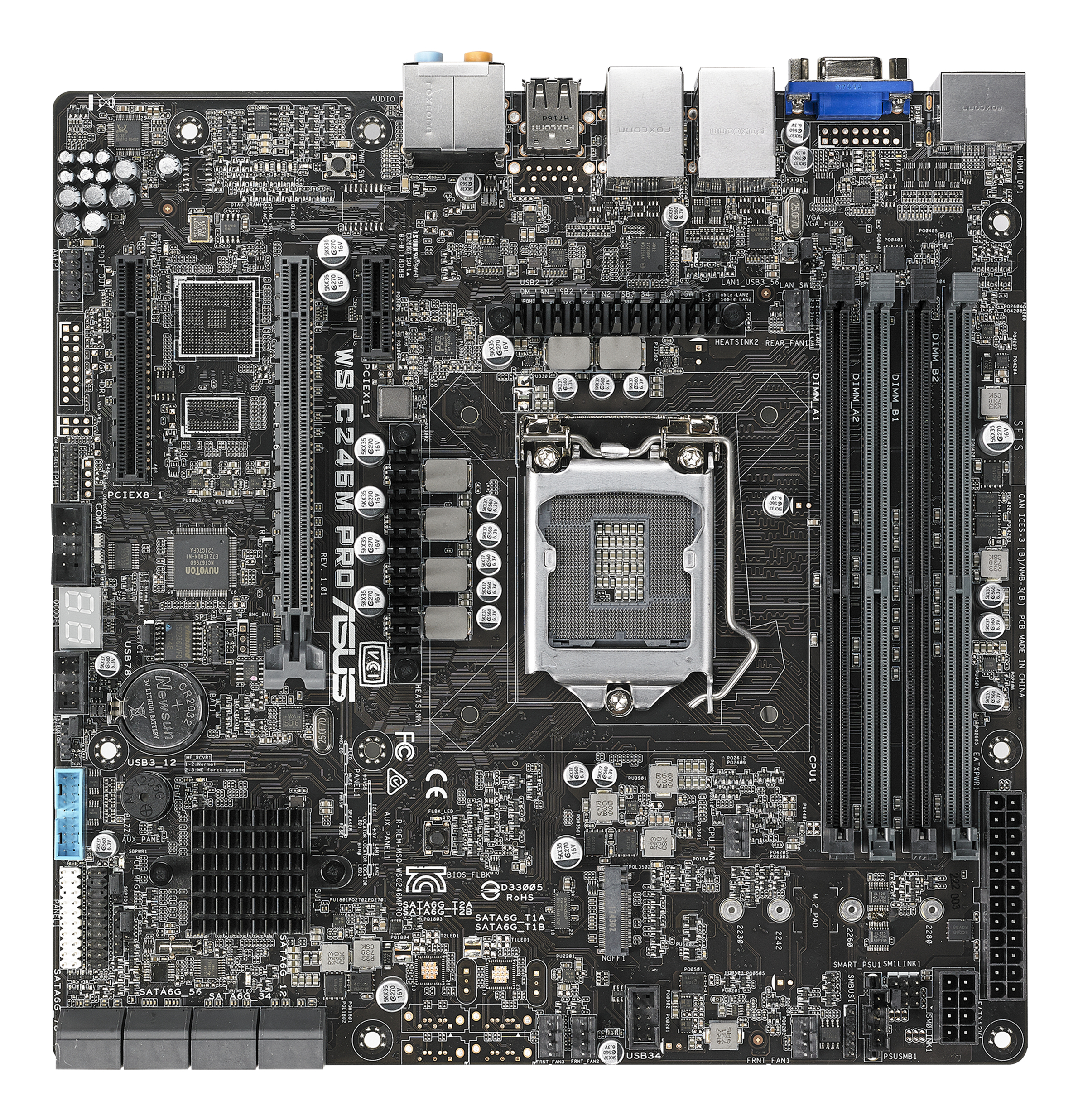 WS C246M PRO C246 -µATX onboard (90SW00E0-M0EAY0)