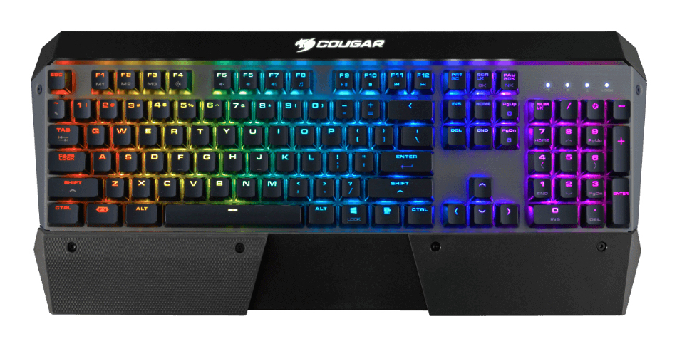 COUGAR Gaming AttackX3 RGB Tastatur USB Schwarz (37ATRM5MG.1001)
