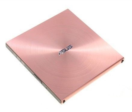ASUS SDRW-08U5S-U UltraDrive externer Slim DVD Brenner (8x DVD±R, 6x DVD±R DL, 5x DVD-RAM, USB 2.0) (inkl. Brennsoftware) roségold