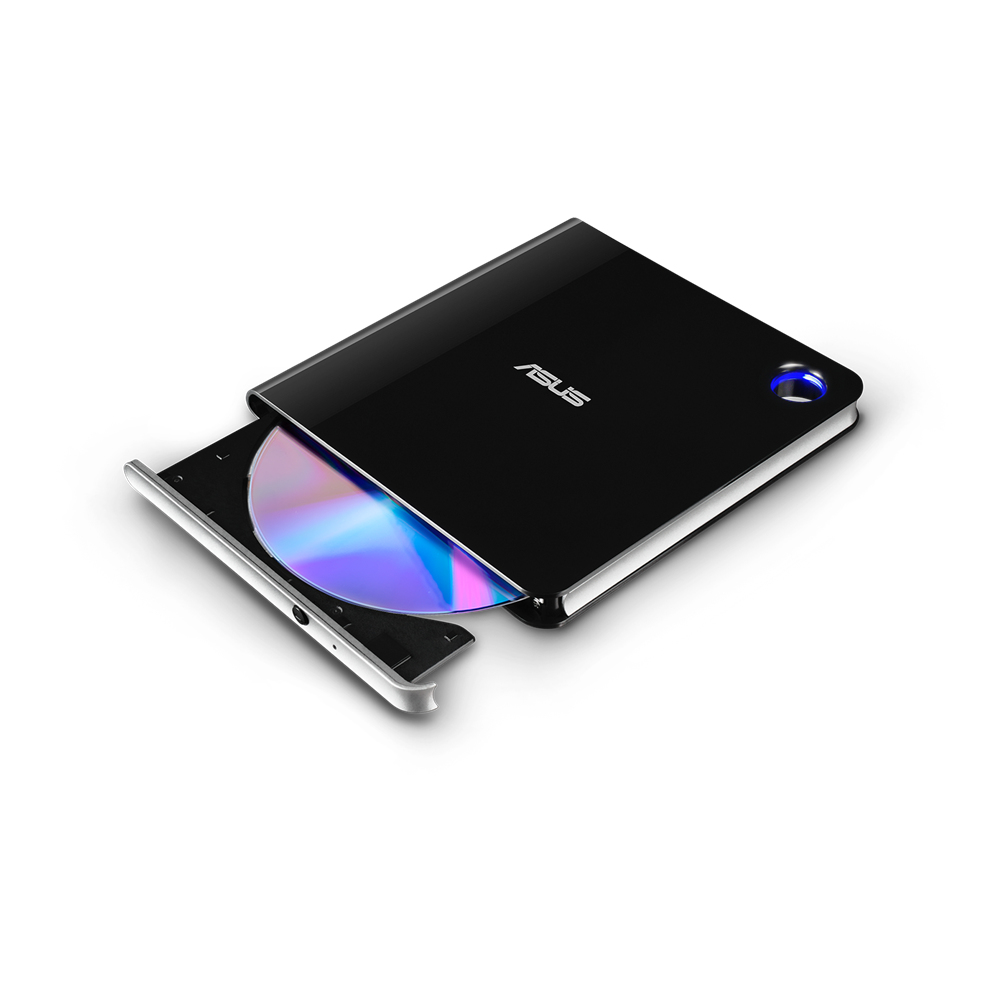 ASUS SBW-06D5H-U tragbarer USB 3.1 Gen 1 Blu-Ray-Brenner (M-DISC-Unterstützung, USB 3.1, inkl. CyberLink Power2Go 8, CyberLink PowerBackup 2.6, Nero BackItUp)