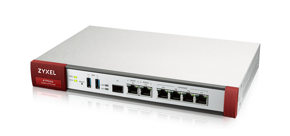 Zyxel Firewall ATP200 4xLAN + 2xWAN + 1xSFP 2Gbps