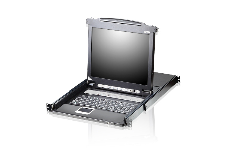 ATEN CL5708M US KVM-Switch 8-Port 17-LCD Single Rail (PS/2-USB VGA) US-Layout (CL5708M-ATA-AG)