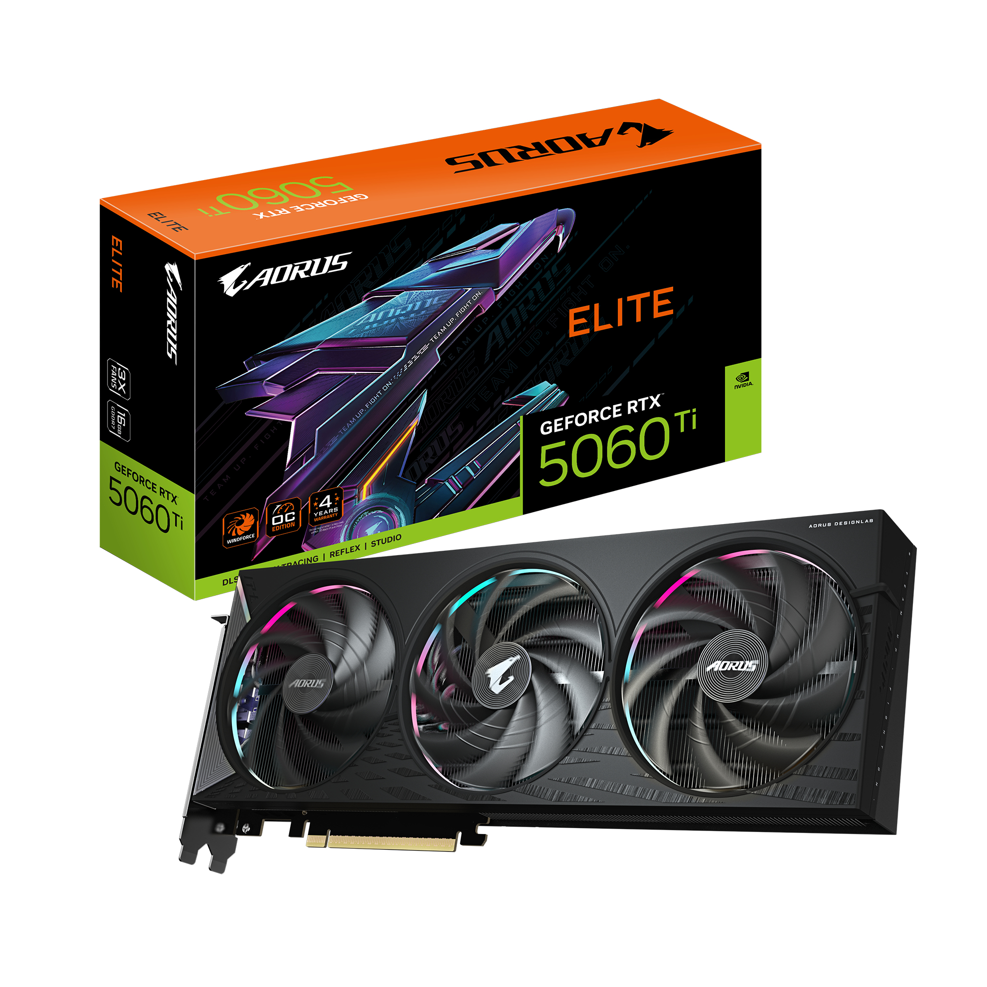 Gigabyte RTX5060 Ti AORUS Elite (GV-N506TAORUS E-16GD)