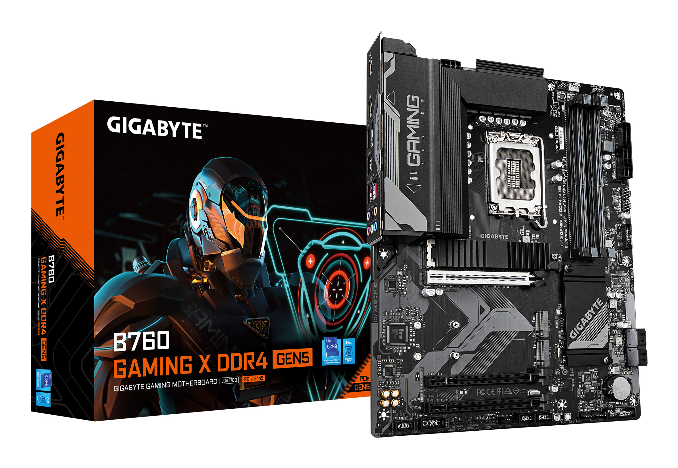 Gigabyte B760 GAMING X DDR4 GEN5 Mainboard LGA1700 ATX Intel B760 PCIe 5.0