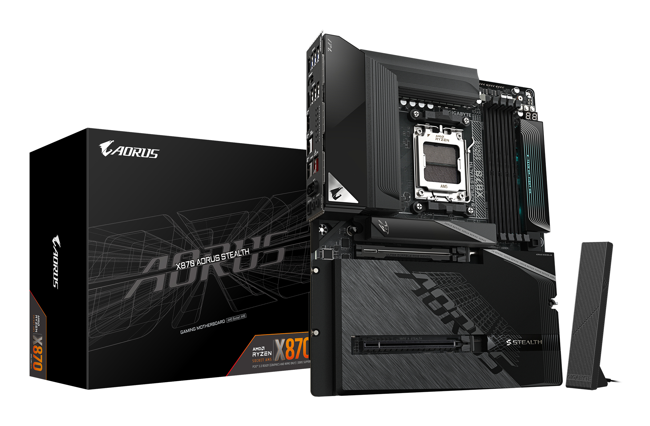 Gigabyte GA-X870 A STEALTH (AM5) (D) (X870 AORUS STEALTH)