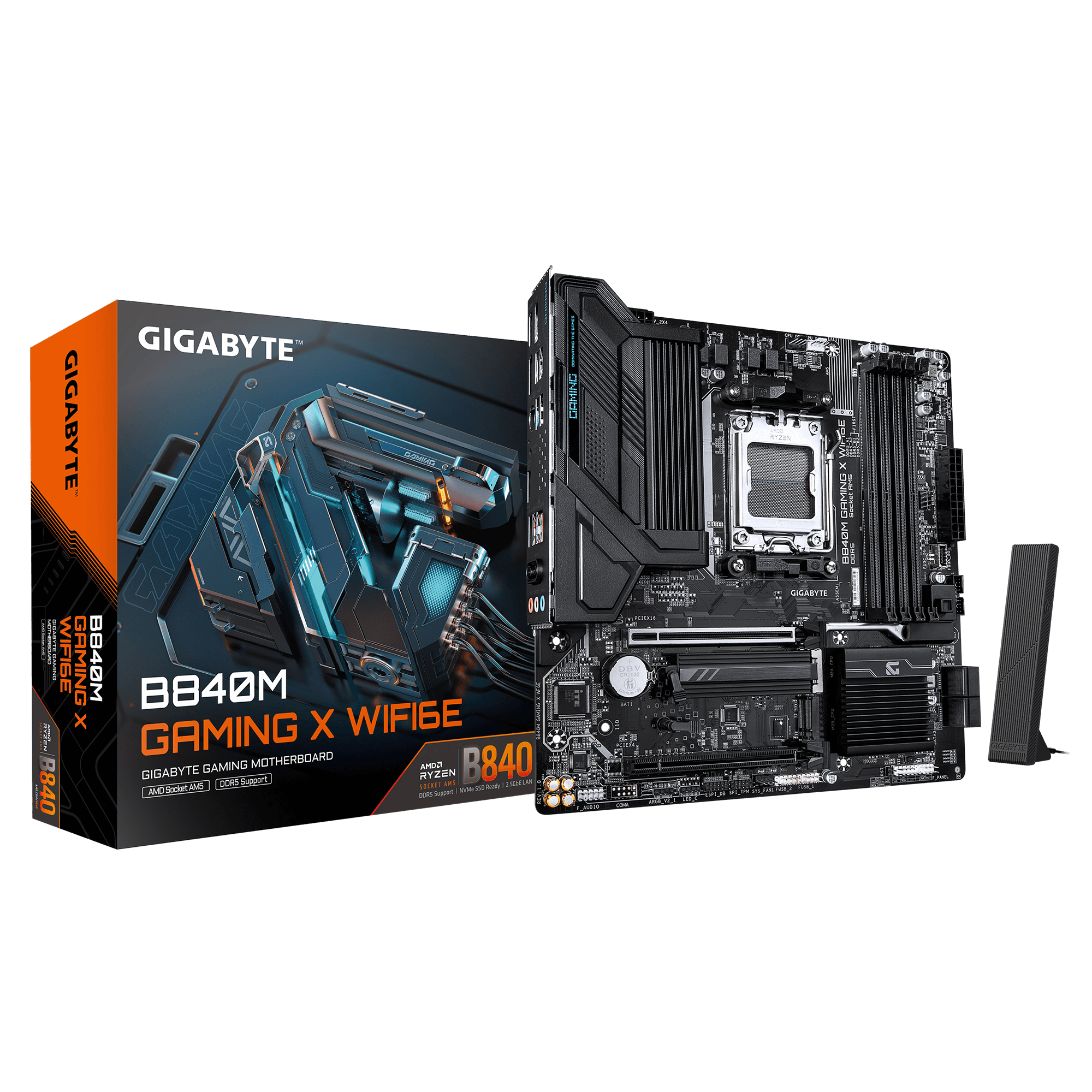 Gigabyte GA-B840M Gaming X WF6E (AM5) (D) (B840M GAMING X WIFI6E)