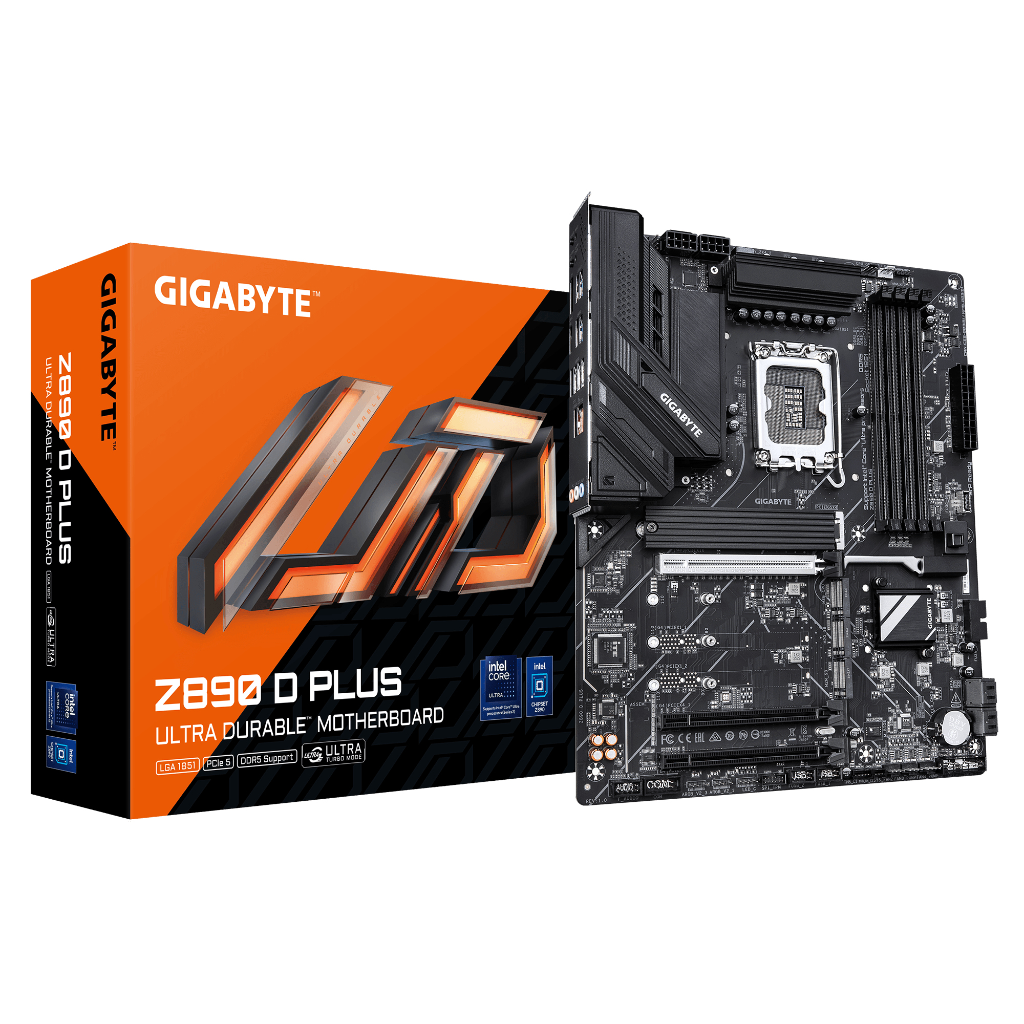 Gigabyte Z890 D PLUS ATX / Intel 1851 / Z890 / 4xDDR5 / 4x SATA, 4x M.2 (Z890 D PLUS)