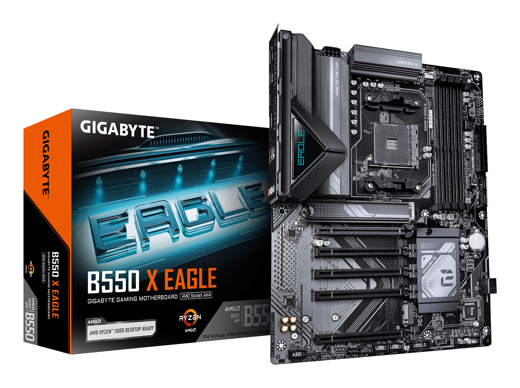 GIGABYTE B550 X EAGLE AM4 4xDDR4 HDMI 2xM.2 (B550 X EAGLE)
