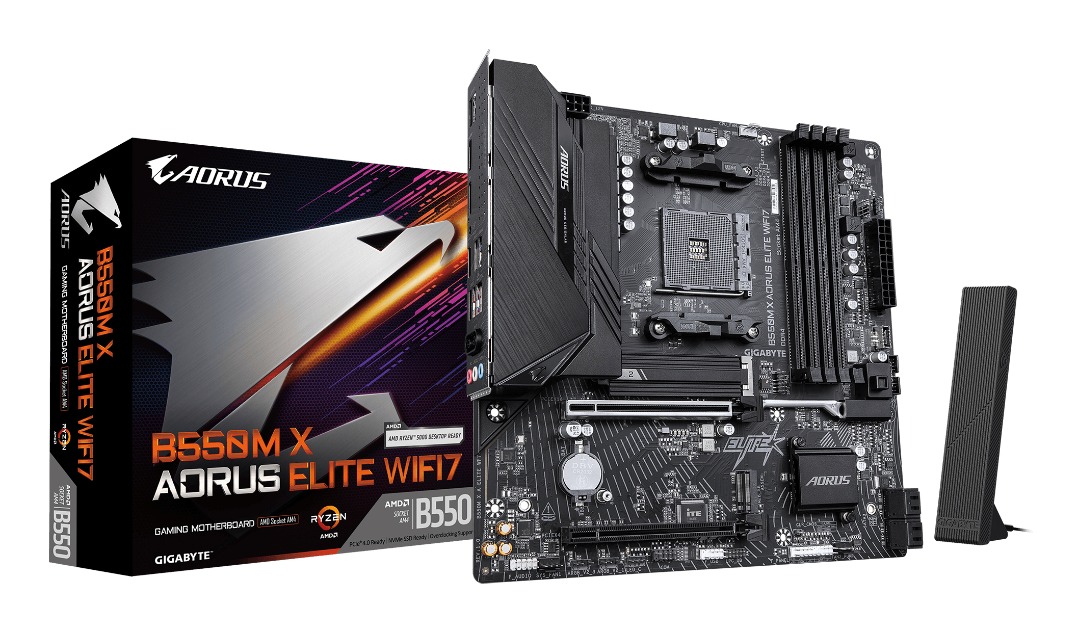 Gigabyte MB GBT AMD AM4 B550M X AORUS ELITE WIFI7 (B550M X A ELITE WF7)