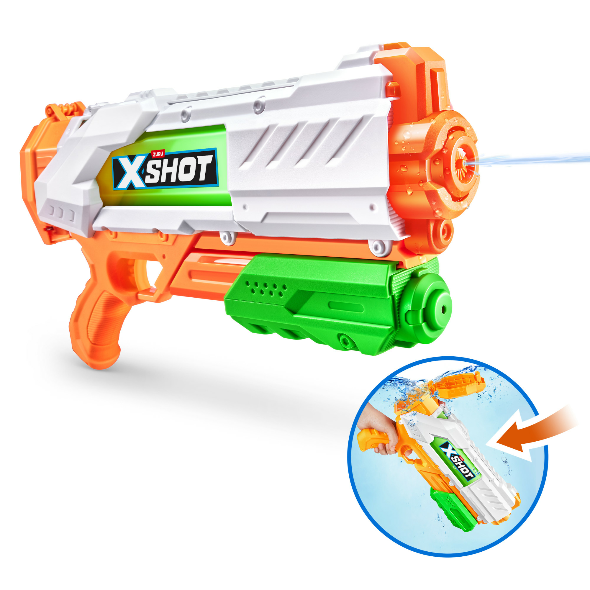 ZURU™ Wasserpistole XSHOT Fast Fill mehrfarbig, 1 St.