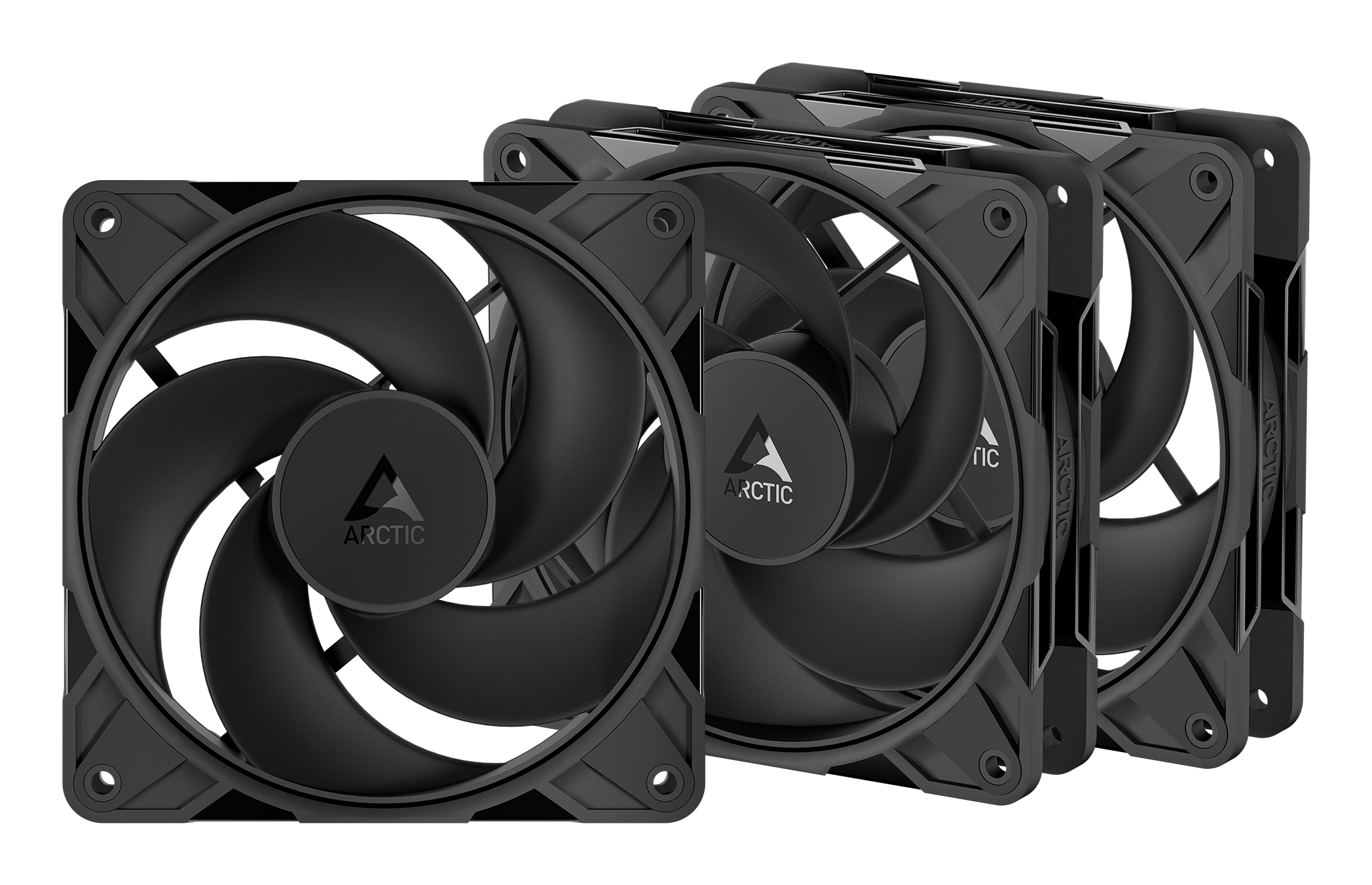 Arctic P12 PRO Reverse schwarz 3er-Pack- Gehäuseluefter (ACFAN00332A)