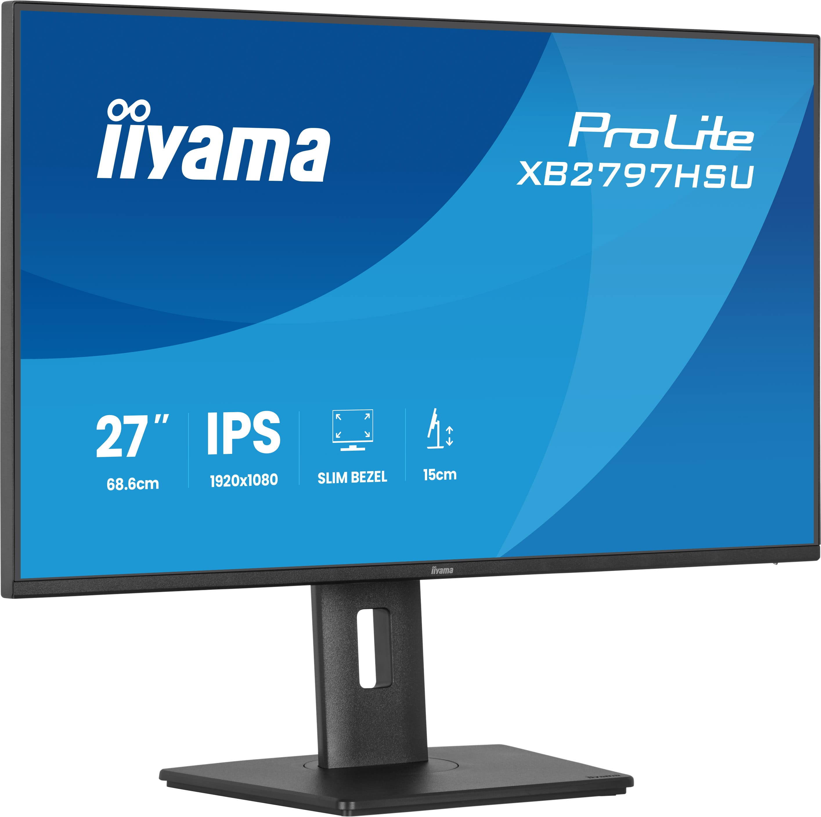 iiyama ProLite XB2797HSU-B1 LED-Monitor 68,6 cm (27) Full HD  HDMI/DP/USB  Schwarz (XB2797HSU-B1)