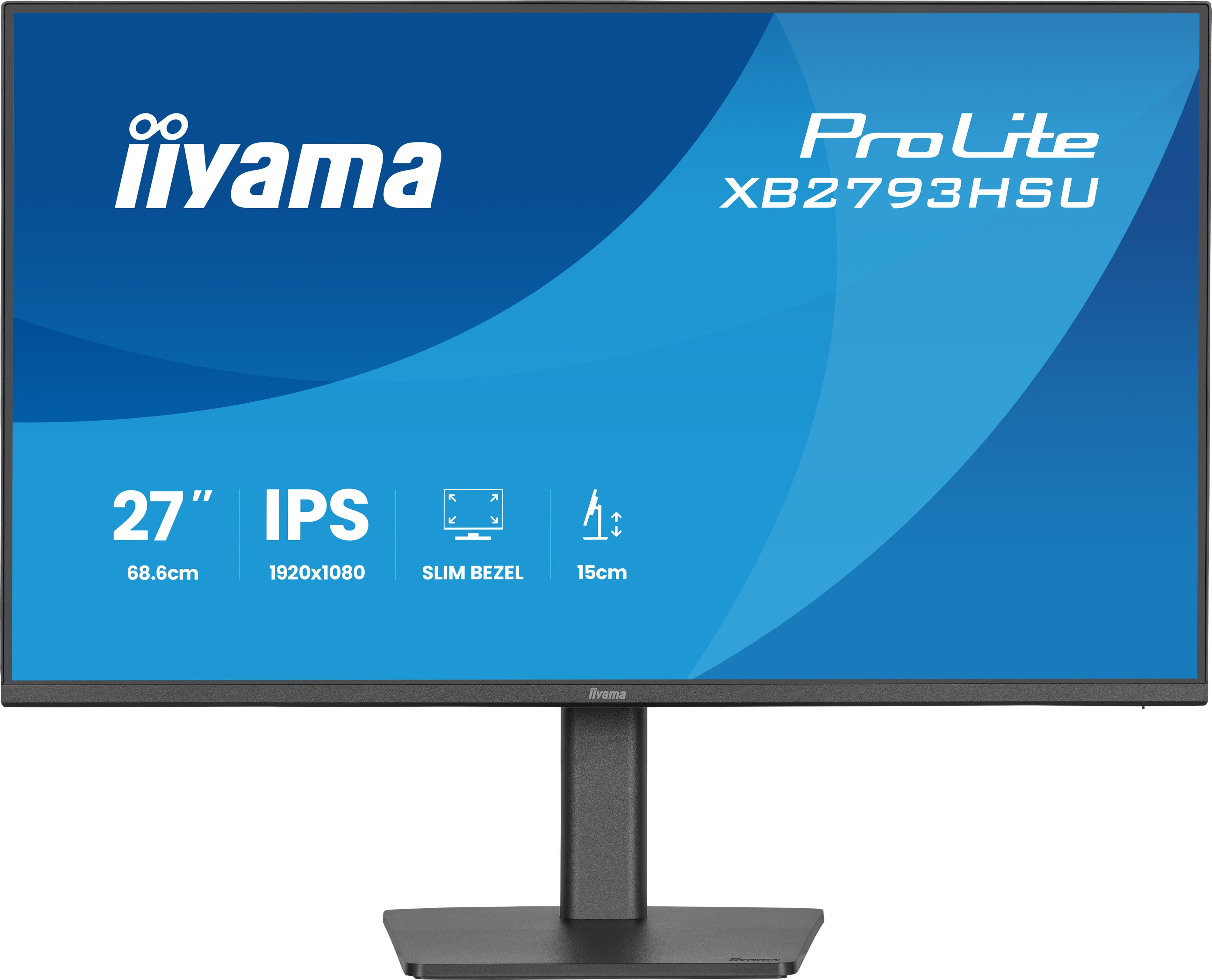 iiyama ProLite XB2793HSU-B1 27 Business Monitor, Full HD, IPS, 120Hz, Höhenverstellbar (XB2793HSU-B1)