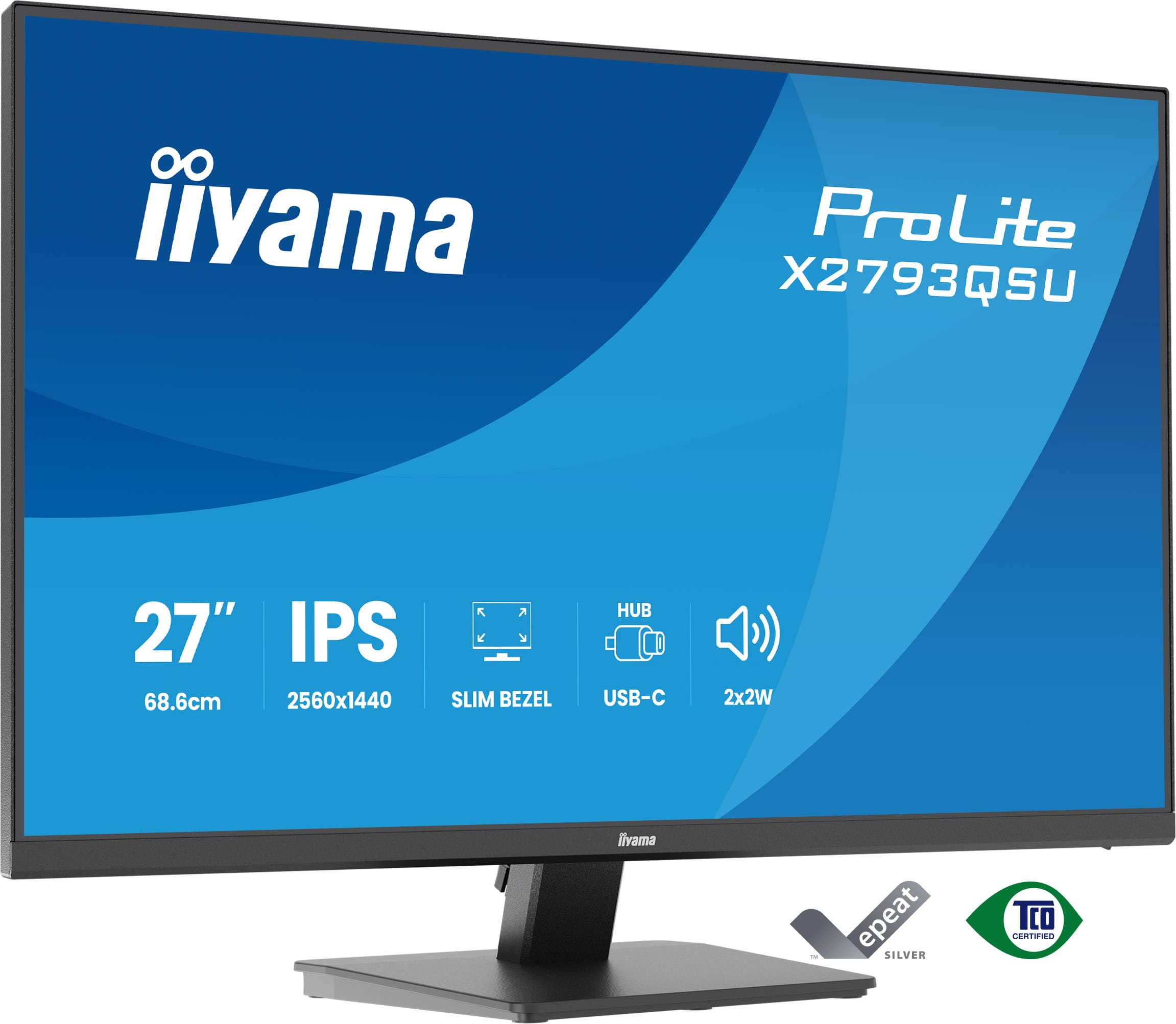 IIYAMA 68.6cm (27) X2793QSU-B1 16:9 HDMI+DP+2xUSB IPS (X2793QSU-B1)