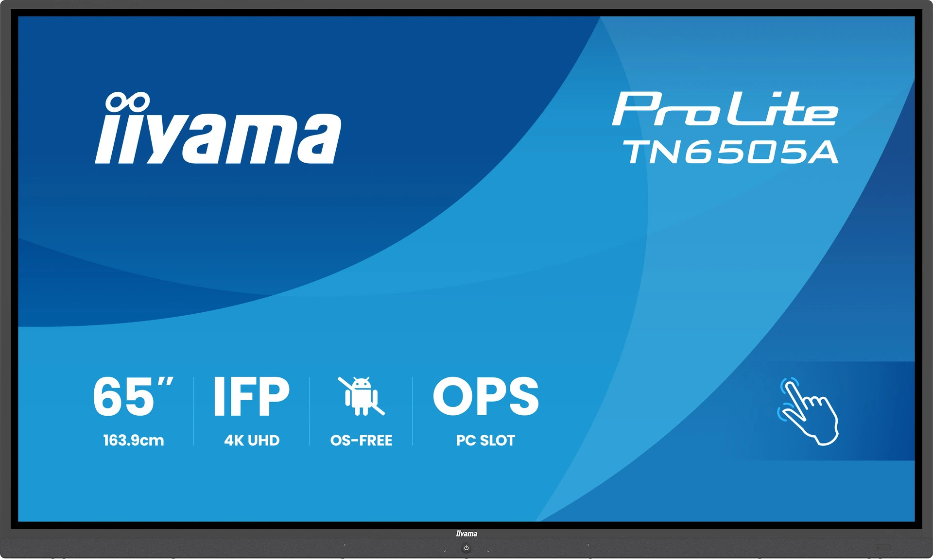 iiyama ProLite TN6505A-B1AG 4K Touch Display 163,9 cm (64,5")