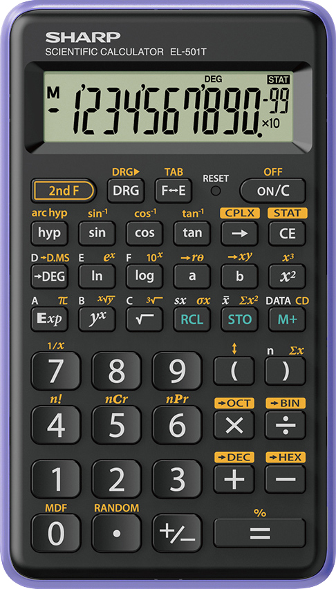 Sharp El-501T Calculator Pocket (SH-EL501TBVL)