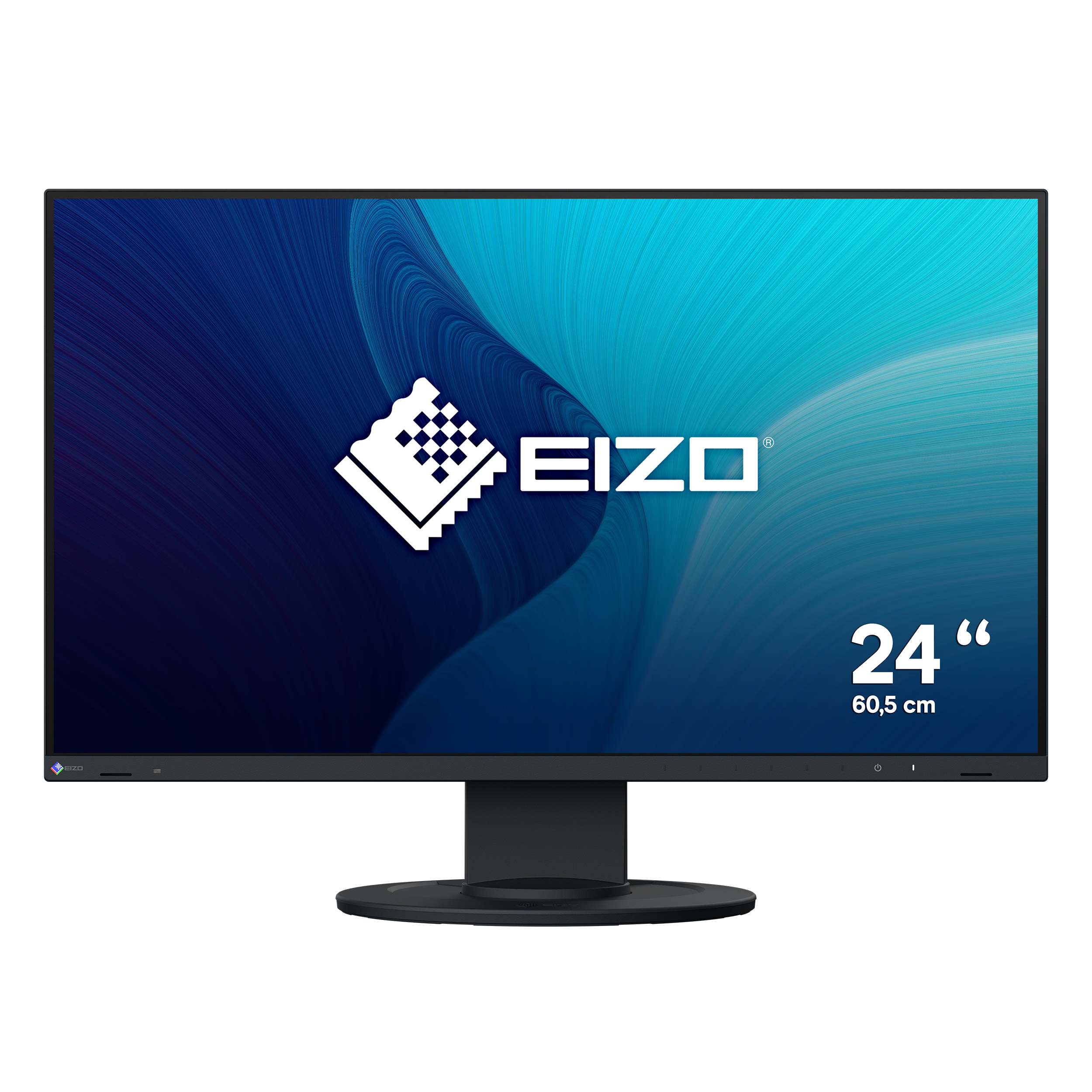 EIZO FlexScan EV2400R-BK 23.8 Full HD Monitor 100Hz IPS Schwarz (EV2400R-BK)
