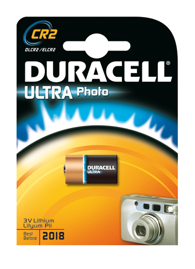 Lithium Batterie Duracell CR2, 3V, 1 Stück