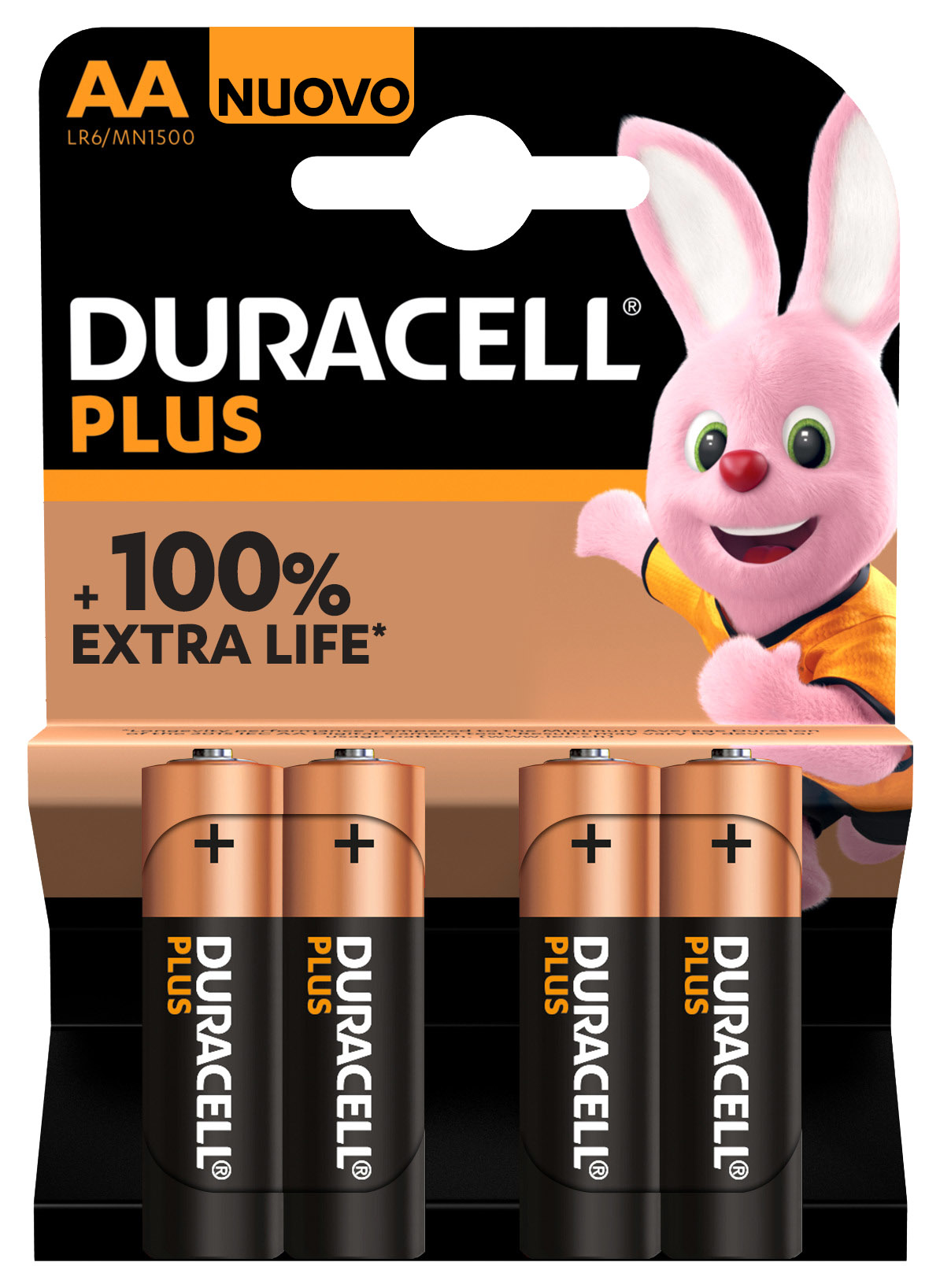 Procter & Gamble DURACELL Batterie Plus Mignon AA 140851 4 Stück