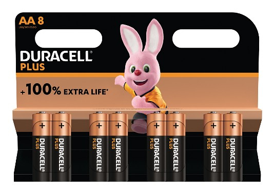 8 DURACELL Batterien PLUS Mignon AA 1,5 V