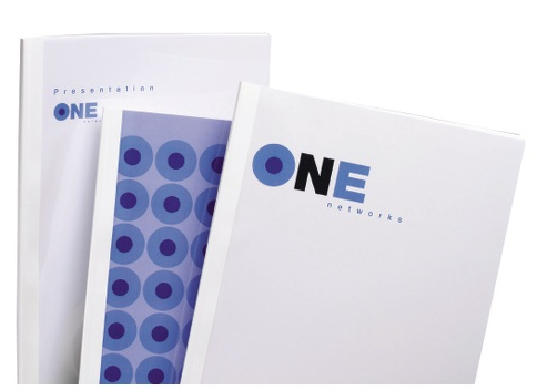 GBC Thermobindemappe Standard A4 3mm VE=25 Stück weiß