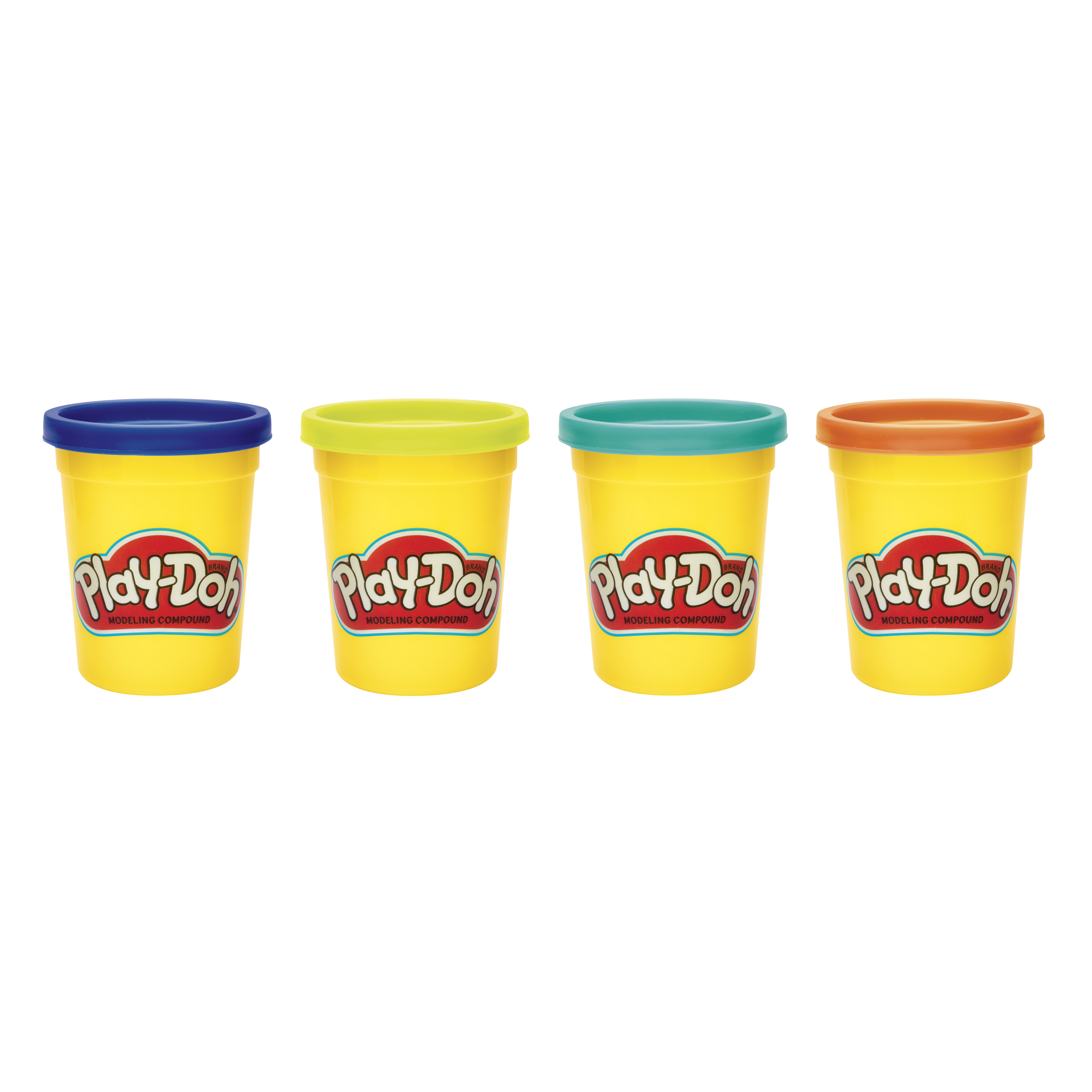 Play-Doh Knete WILD farbsortiert, 4 Farben je 112,0 g