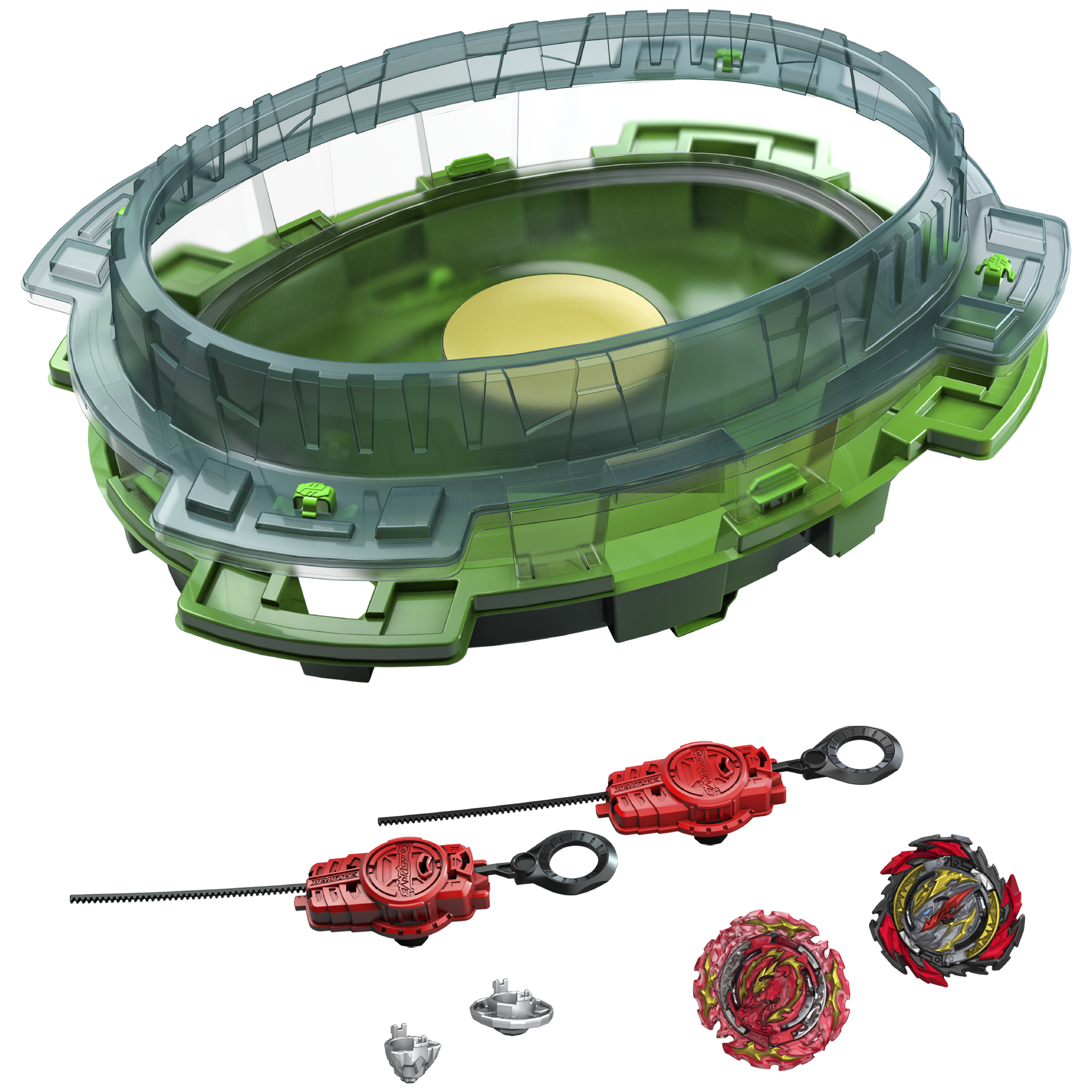 Hasbro F4694EU40 - Beyblade - Burst QuadDrive - Interstellar Drop Battle Set - Beystadium-Arena inkl. 2 Kreisel und 2 Starter