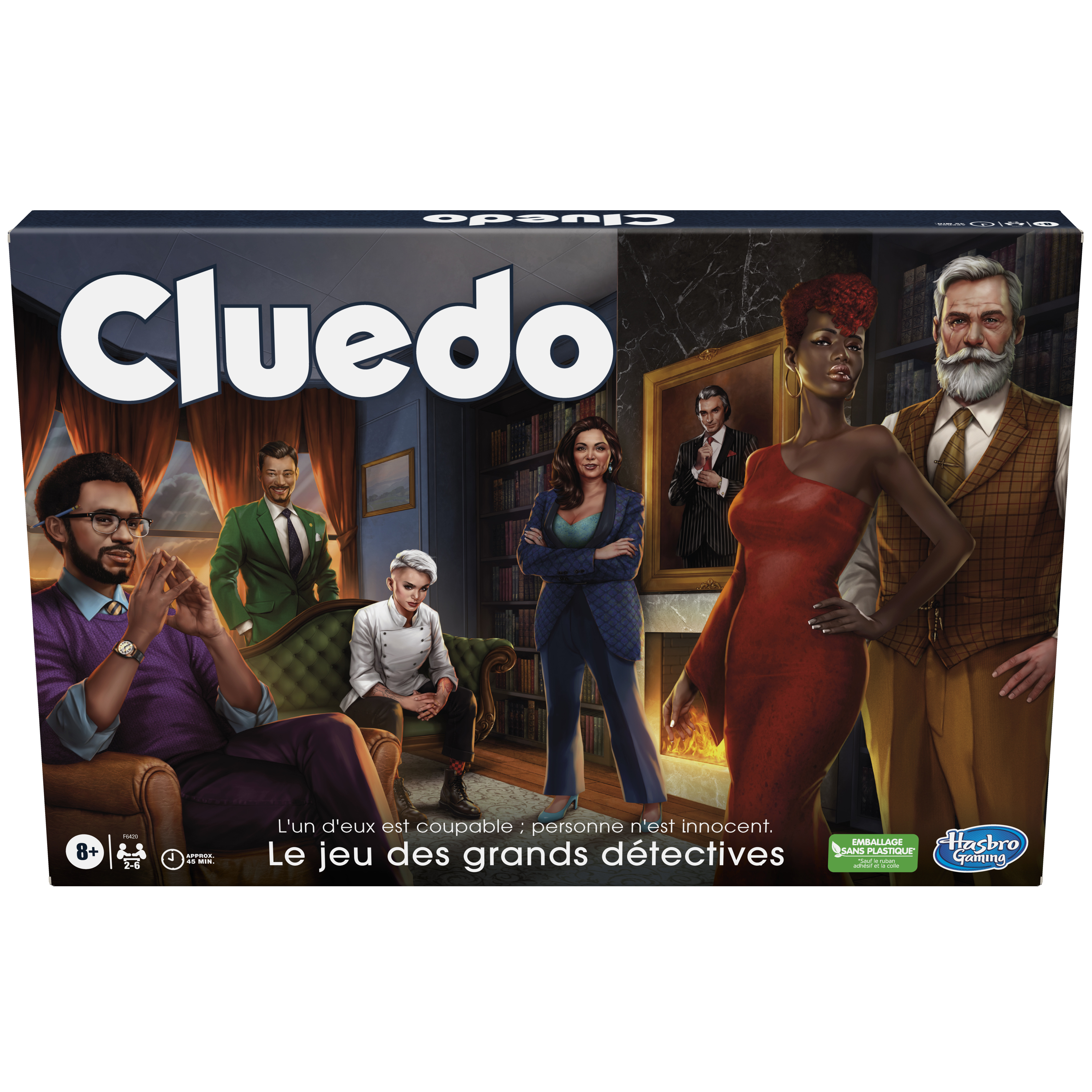 Hasbro Cluedo Classic REFRESH Brettspiel, 1 St.