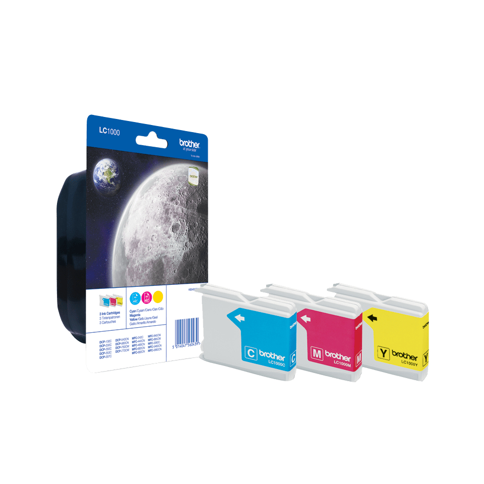 Brother Tintenpatronen Brother LC-1000 Rainbowkit (je 1x M/C/Y)