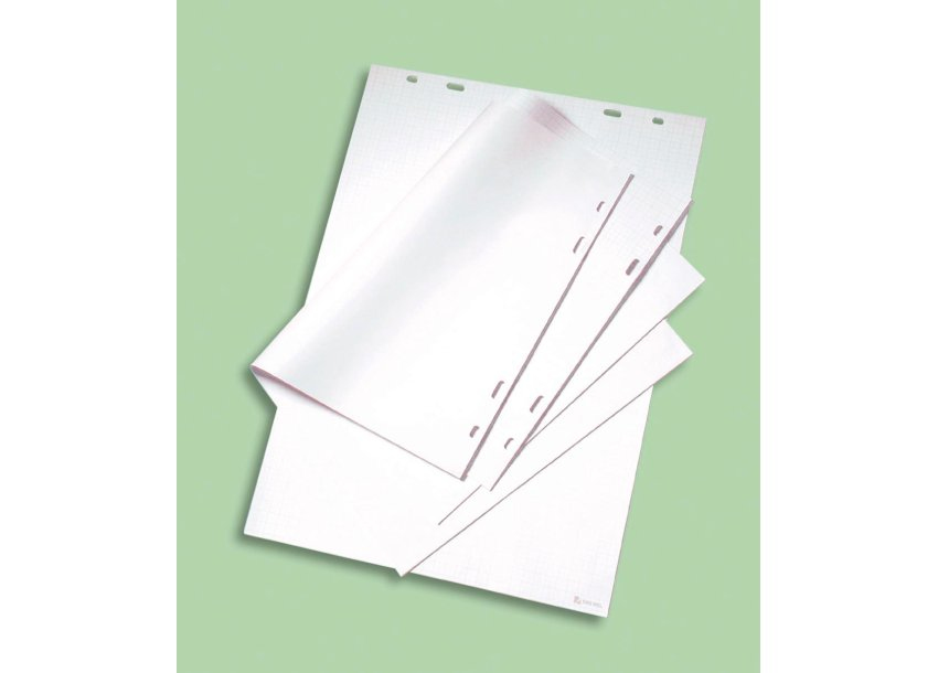 Nobo Flipchartblock Blanko DIN B1 580x485mm 40 Blatt weiß