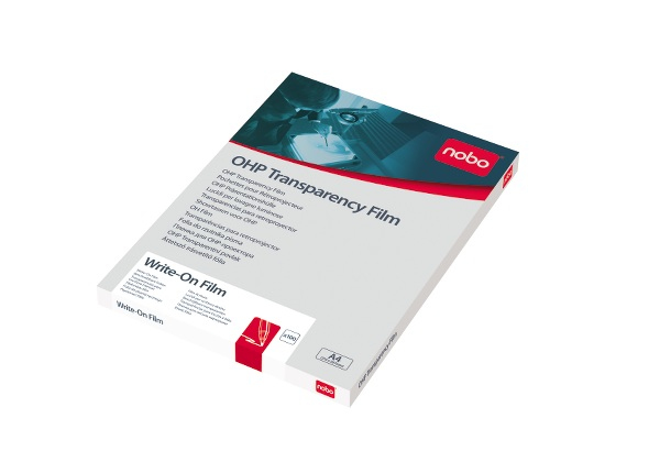 Nobo Overheadprojektor-Folie für die Beschriftung DIN A4 PPVE=100 Stüc