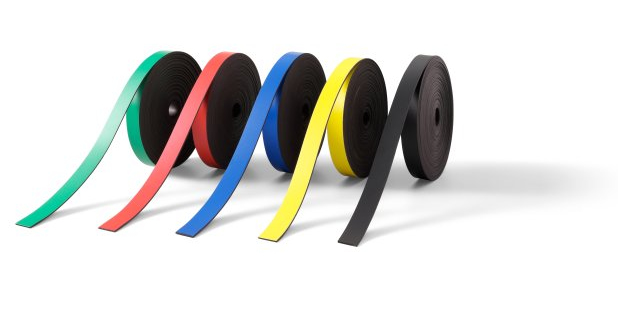 Nobo Magnetband beschreibbar 5mmx2m blau