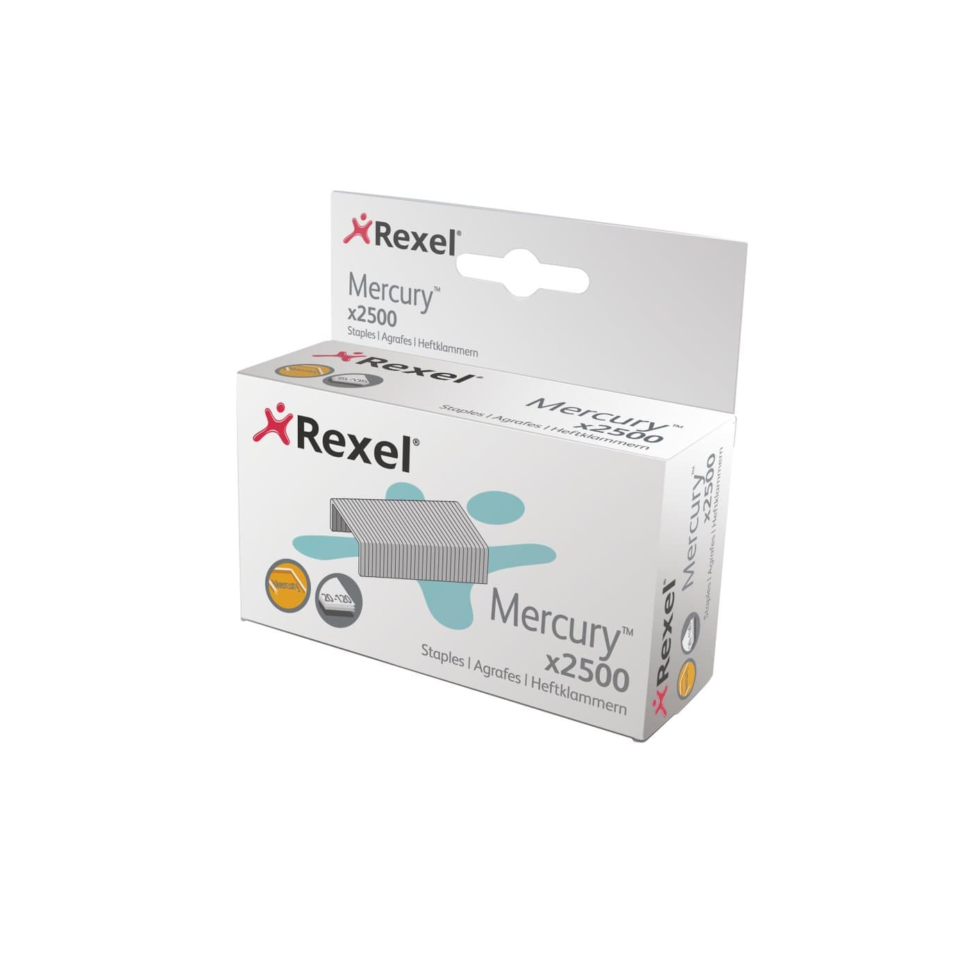 Rexel Heftklammern Mercury fÃ1/4r BlockheftgerÃt Mercury