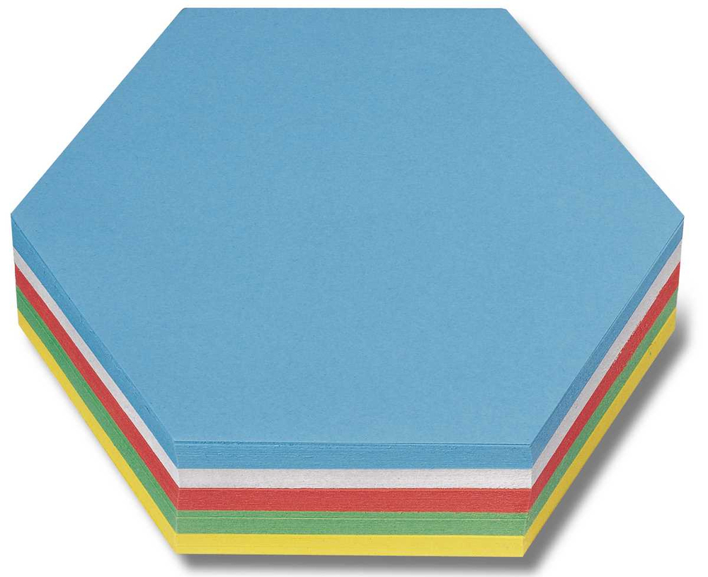 Nobo Moderationskarte Wabe 19x16,5cm VE=250 Stück sortiert