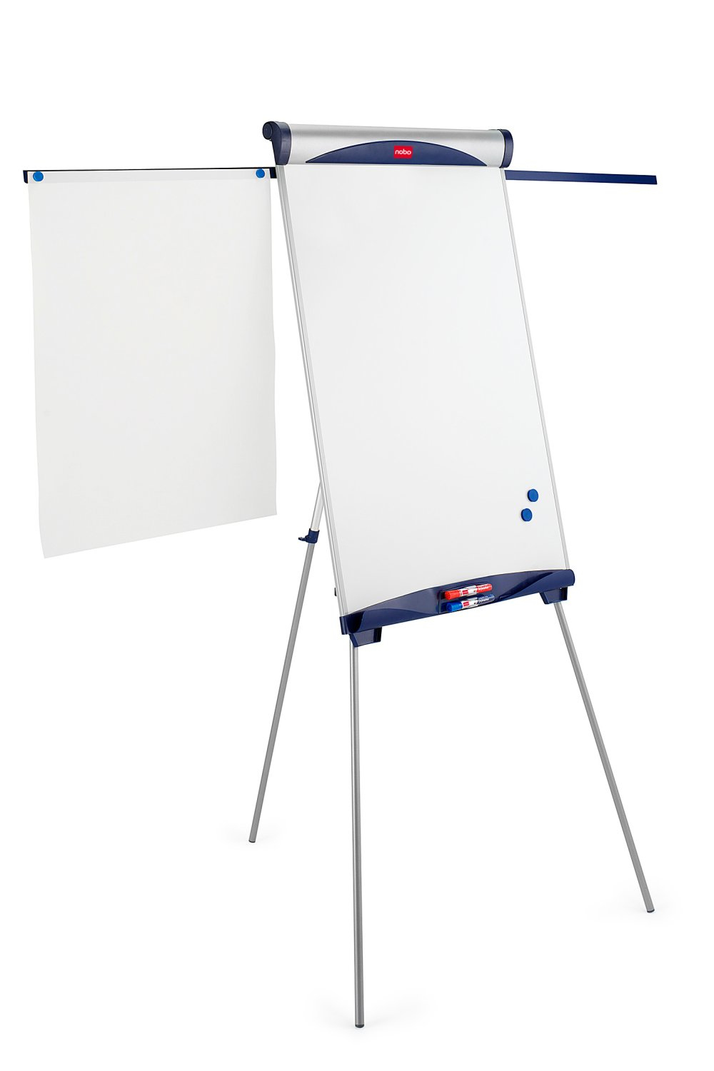 Nobo Dreibein-Flipchart Classic mit ausziehbaren Armen Stahl magnetisc