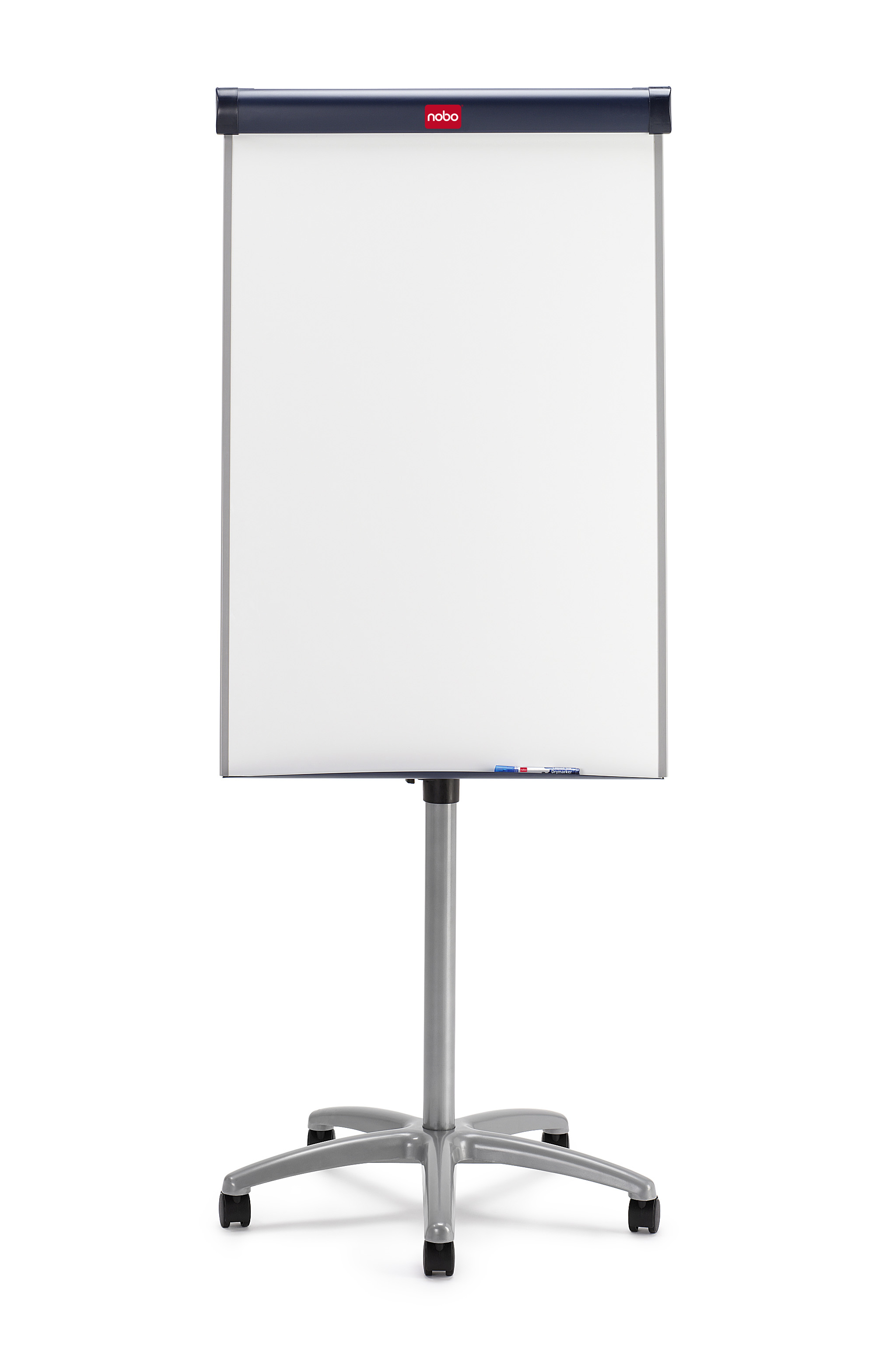 Nobo Flipchart Classic Mobil Rundfuß Stahl magnetisch weiß