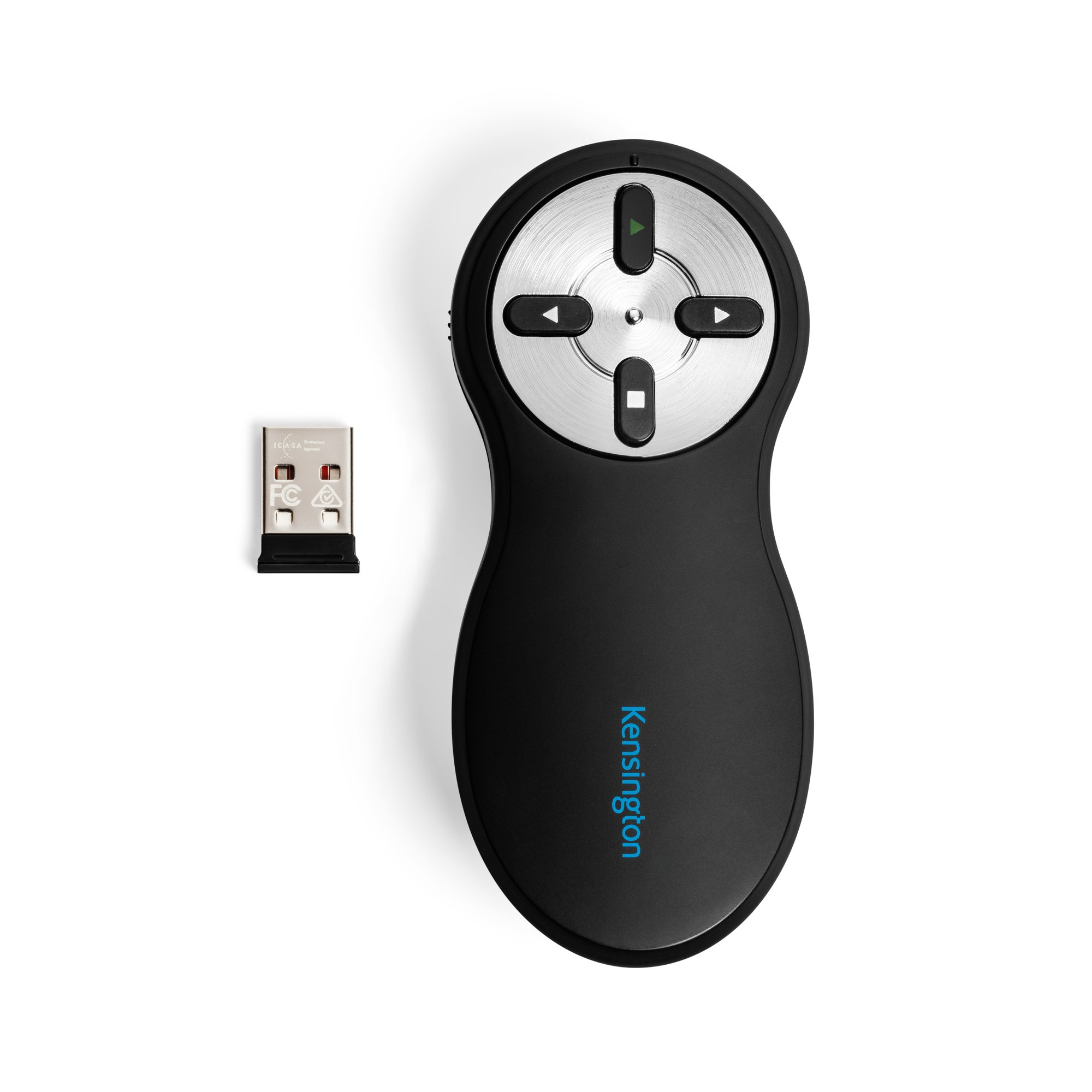 Kensington Wireless Presenter K33373EU, 4-Tasten-Design, f. Mac u. Windows