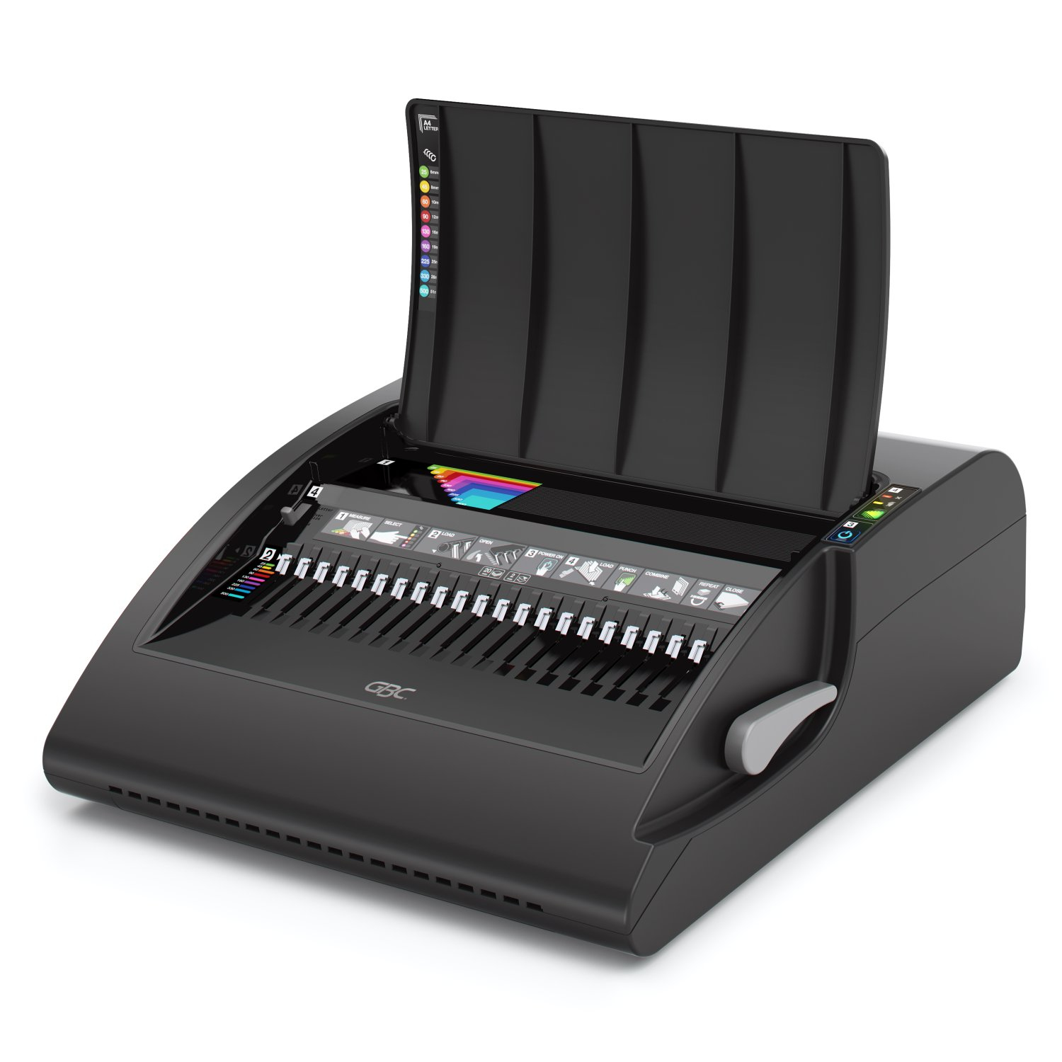 GBC Spiralbindegerät CombBind C210E 450 Blatt schwarz