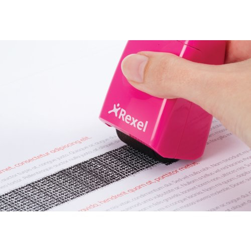 5 x Rexel Tintenrollstempel ID Guard pretty pink