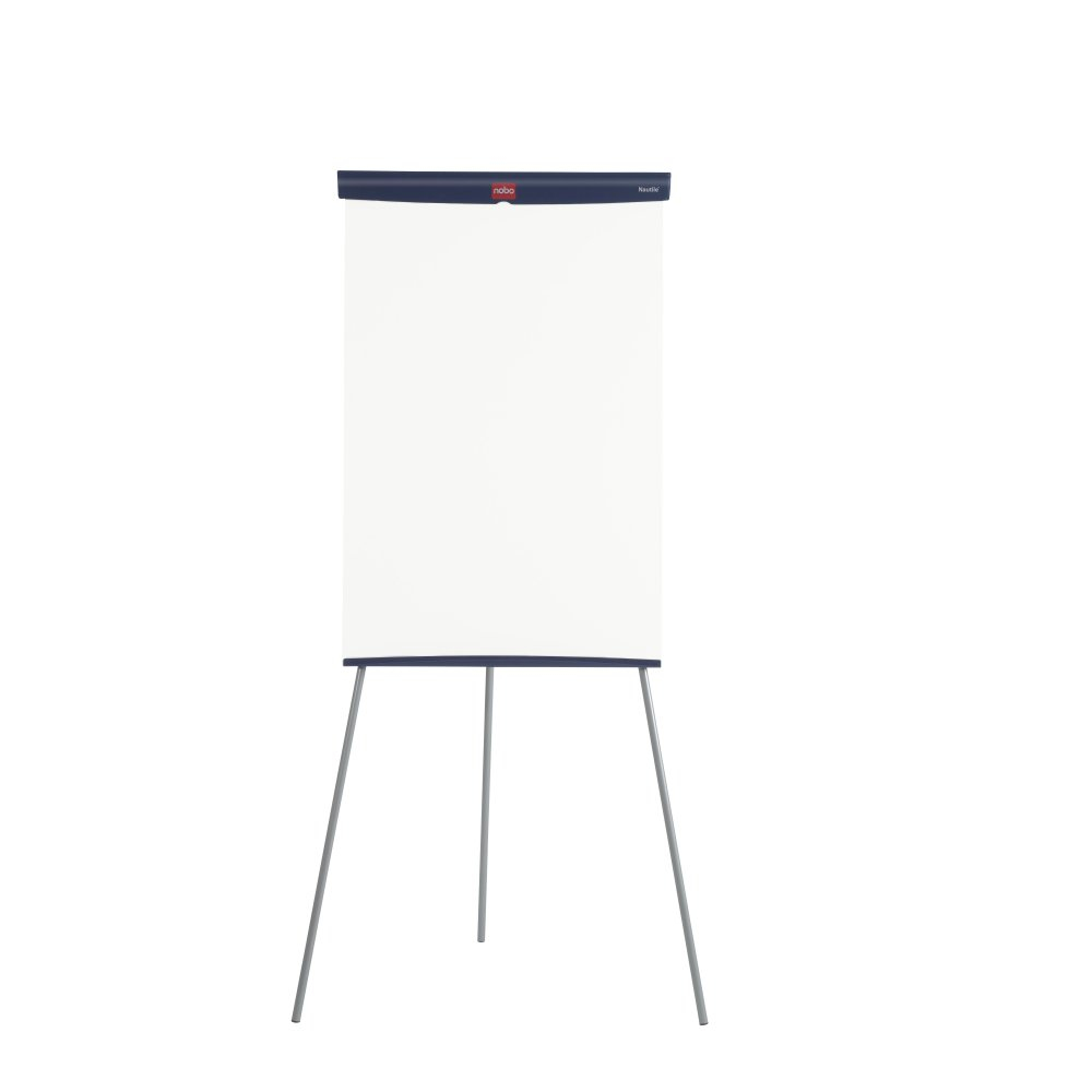 Nobo Dreibein-Flipchart Basic Stahl magnetisch weiß