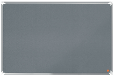 Nobo Filz-Notiztafel Premium Plus Aluminiumrahmen 900x600mm grau