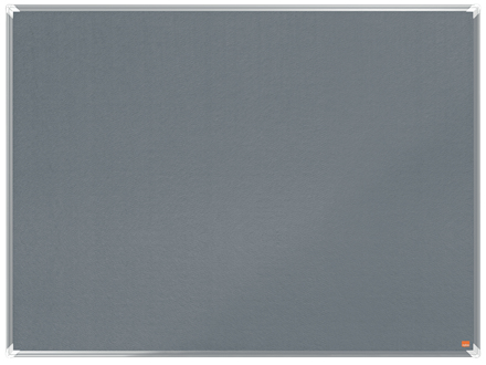 Nobo Filz-Notiztafel Premium Plus Aluminiumrahmen 1200x900mm grau